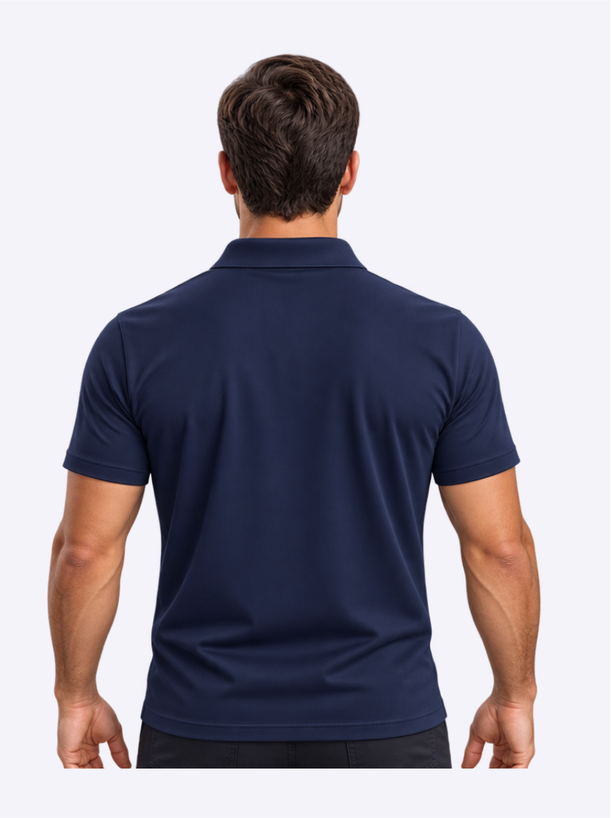 Polo Masculina Azul – EXP03