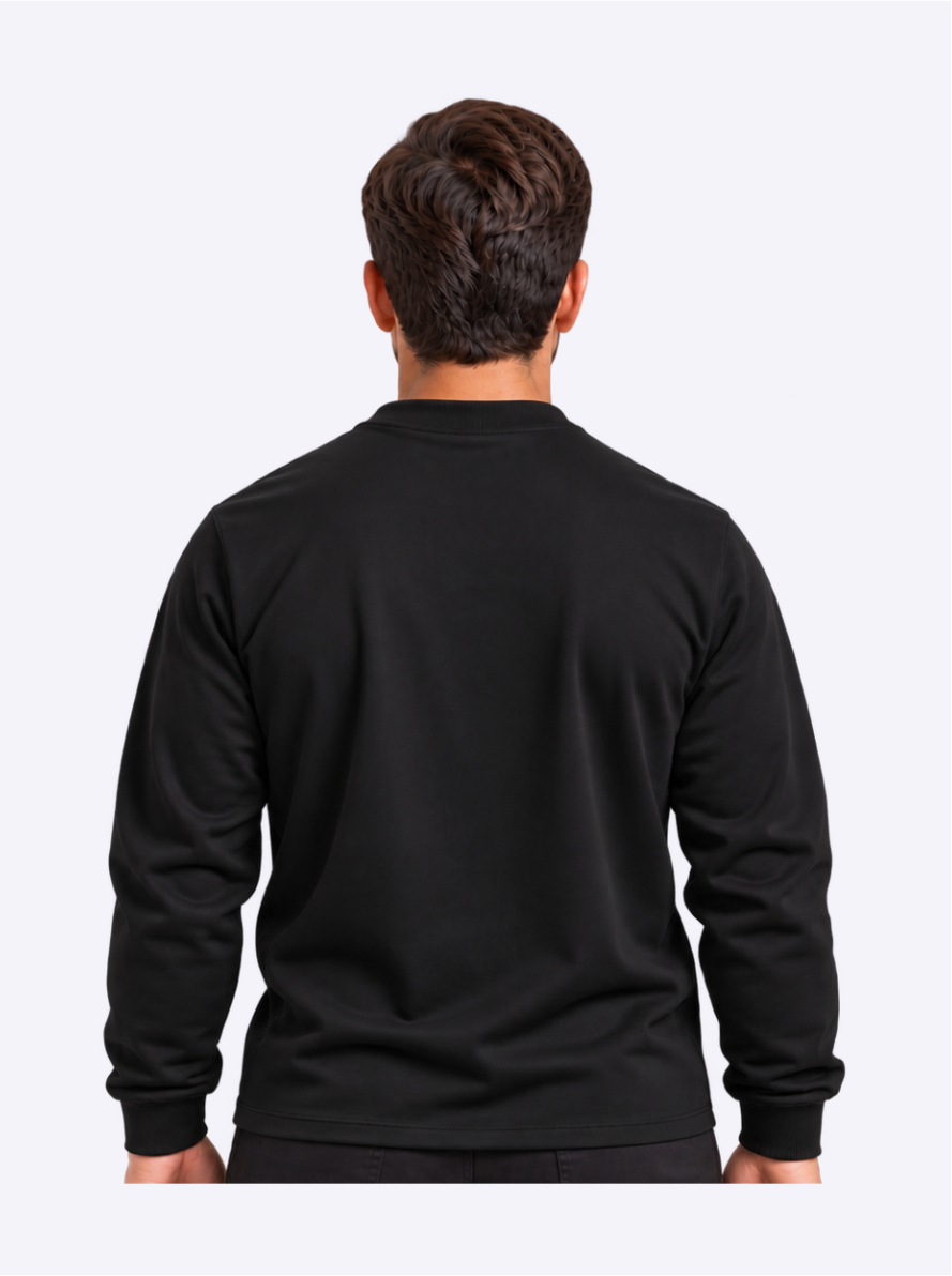Blusão de Moletom Masculino Preto – EXBM03
