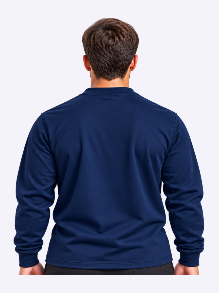 Blusão de Moletom Masculino Azul – EXBM02