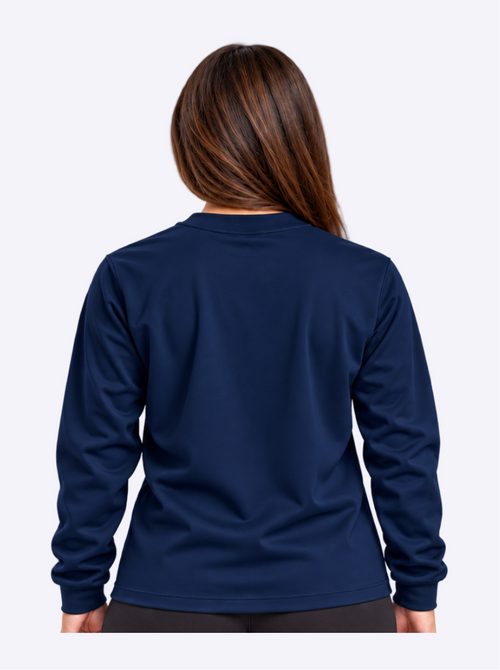 Blusão de Moletom Feminino Azul – EXBM02