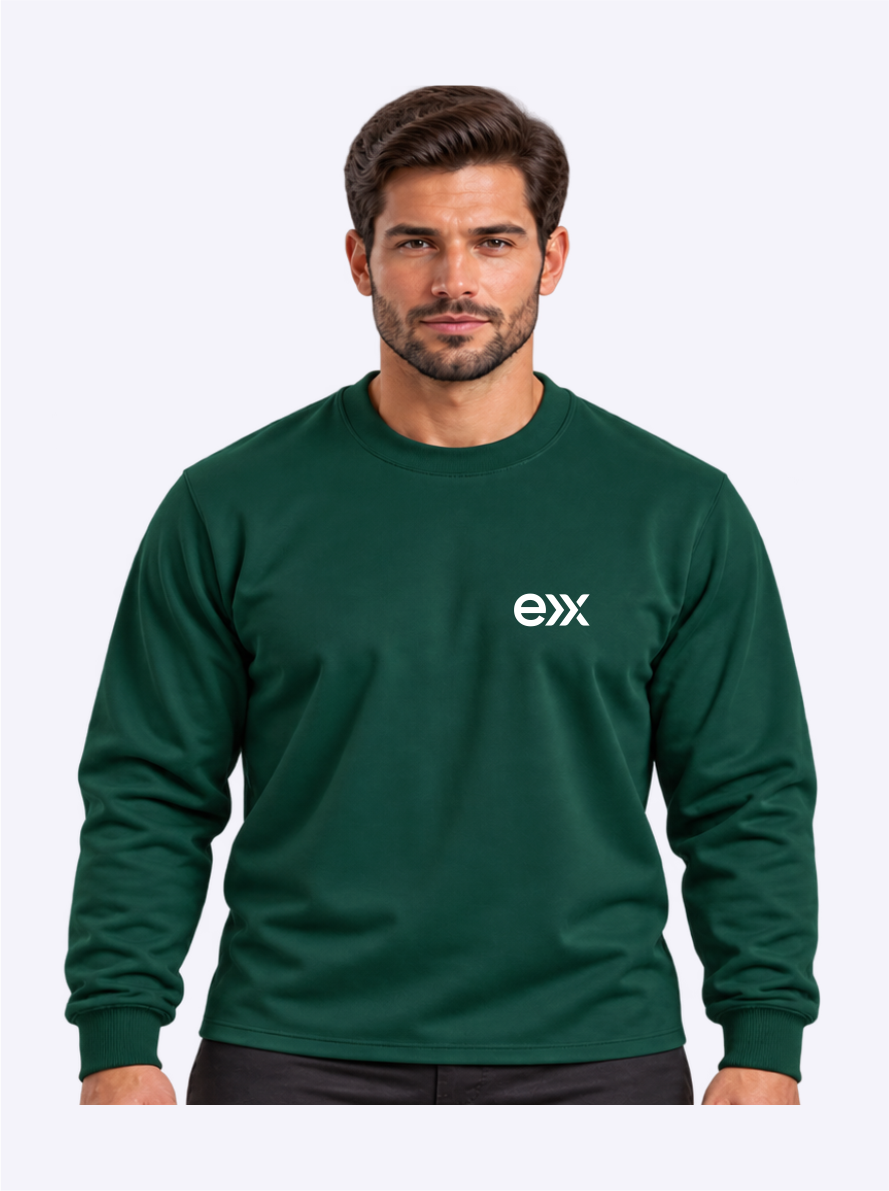 Blusão de Moletom Masculino Verde – EXBM01