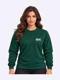 Blusão de Moletom Feminino Verde – EXBM01