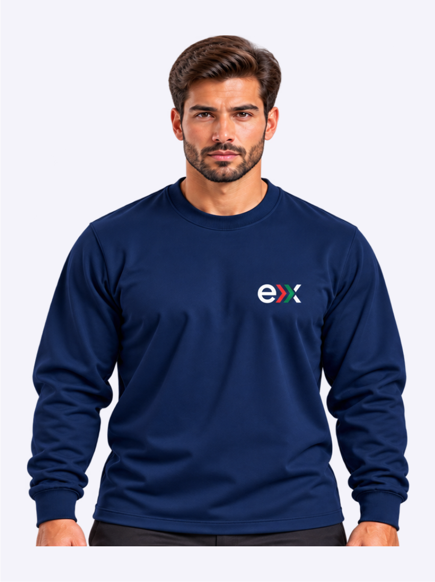 Blusão de Moletom Masculino Azul – EXBM02