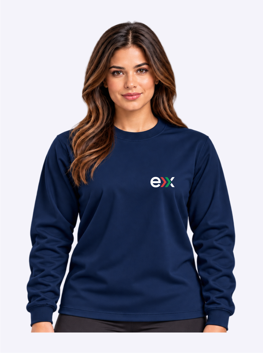 Blusão de Moletom Feminino Azul – EXBM02