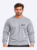 Blusão de Moletom Masculino Cinza – EXBM04