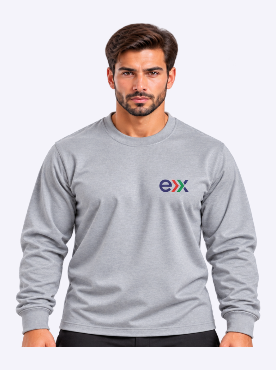 Blusão de Moletom Masculino Cinza – EXBM04