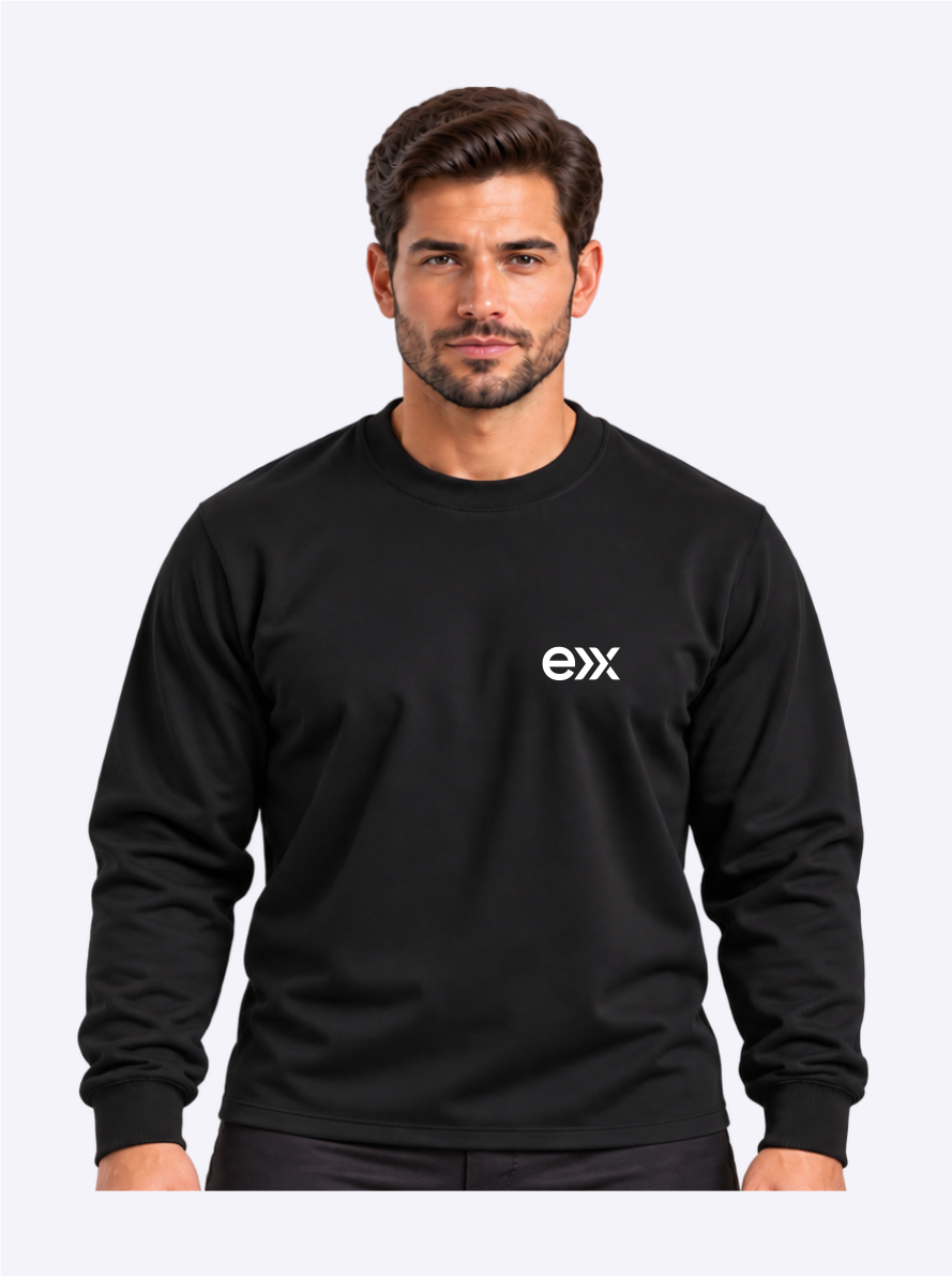 Blusão de Moletom Masculino Preto – EXBM03
