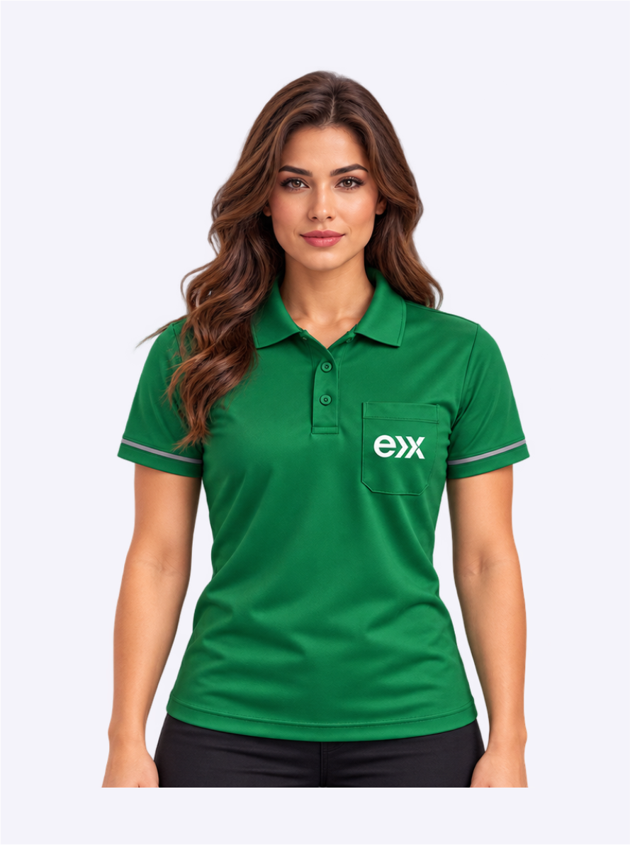 Polo Feminina Verde – EXP01